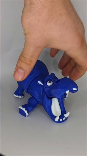 3D Printed Articulated Hippo