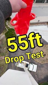 55ft Drop Test on the Socket Pocket #lineman #linework #fyp #drop #test | Line Work Bucket Products