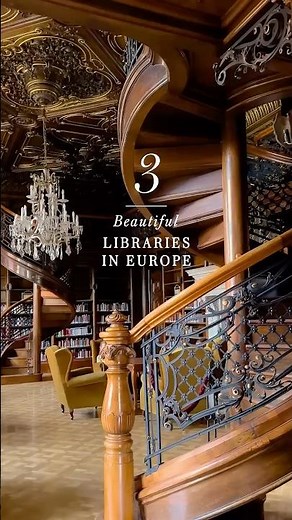 📚 3 beautiful libraries in Europe ⬇️ 🇭🇺 1
