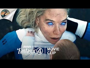 The Fantastic Four: First Steps | Franklin Saves Sue | Hidden Power Revealed (2025)