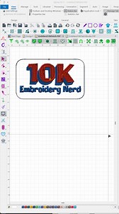 1K views · 11 reactions | See how to use a negative offset to create a patch border in Tajima DG17. #TajimaPulseDG17 #TajimaSoftware #EmbroiderySoftware #PulseDG17 #ResequencingObjects #EmbroideryDesignTools #TajimaEmbroidery #DG17Software #EmbroideryDigitizing #EmbroideryEditing #EmbroideryTechniques #embroiderynerd #embnerd #Shorts | The Embroidery Nerd | Facebook