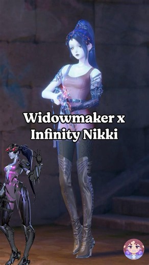 cherchez la femme 🕷️🕸️ Widowmaker cosplay in Infinity Nikki