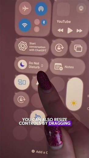 How to customize Control Center on Ipad