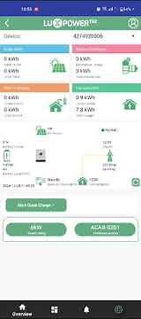 grid peak shaving lux power app