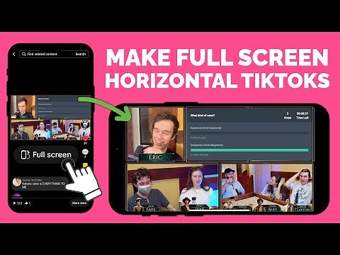 How to Make 10 Minute Full Screen Horizontal TikToks (Post Longer Landscape Videos)