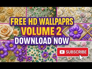 Download Free HD Wallpapers – Volume 2 | Elegant & 3D Floral Designs