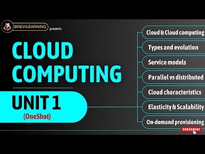 #1 Cloud Computing UNIT-1(OneShot) || B.Tech AKTU based syllabus || @brevilearning