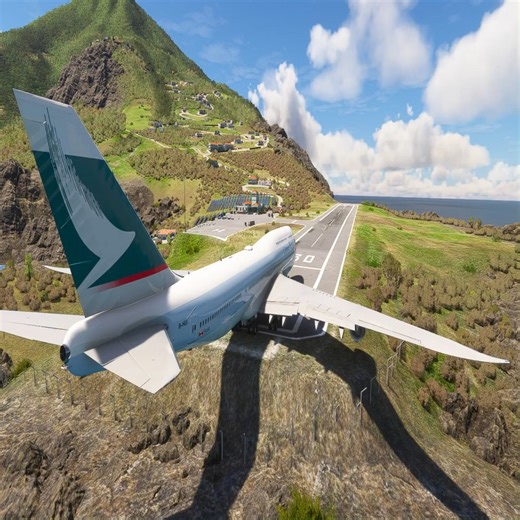 59K views · 822 reactions | Great Pilot Skills! Boeing 747 Cathay Pacific Airlines Takes Off from Short Runway | Jymi Jymi II | Facebook