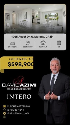 1965 Ascot Dr, 6, Moraga, CA 94556 - FOR SALE!