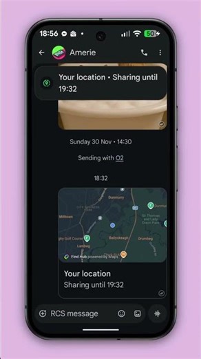 Set a CUSTOM Timer for Live Location in Google Messages! 📍⏱️