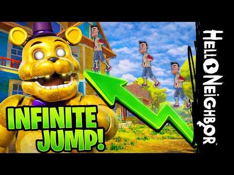UNLIMITED JUMPS in Hello Neighbor With Fredbear?! 😱