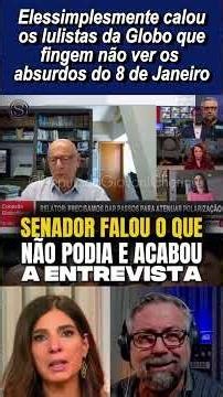 Esperidião Amin reveals what Globo News is sweeping under the rug.