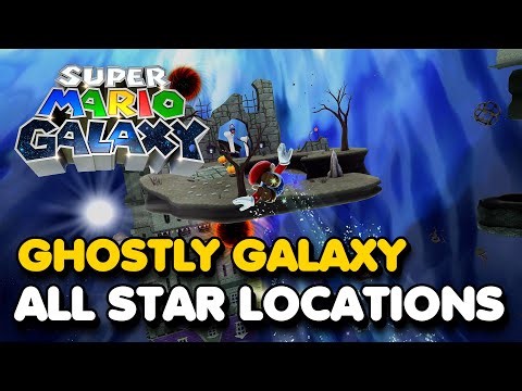Super Mario Galaxy - Ghostly Galaxy - All Star Locations Walkthrough (Switch 2)