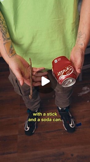 Edgar Villa on Instagram: "🪵Stick + 🥫Soda can = Calligraphy pen🖋️ . You can download the template on my website, link in bio. Look for the ‘How to make a cola calligraphy pen’ article. . The good thing about making your own pen is you can make it as wide, or as thin as you like. The line do have a roughen look. Very gritty! . The downside is they don’t compare to manufactured pens. . But, if I go by how it looks. The handmade wooden pen will always look more unique. . Have fun ✌🏽"