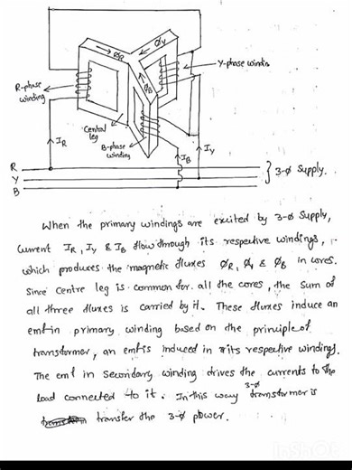 Three phase transformer connections || Definition and working ||