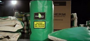 Unitherm Ceramic Fiber Insulation Blanket, Removable, UniVest® Insulation Jacket 50Lx02W, Green, UVST5016