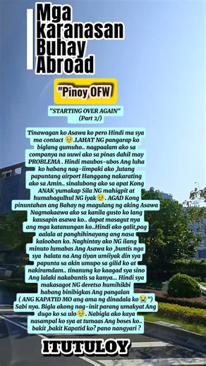 PART 2. STARTING OVER AGAIN (Buhay abroad Story) #abroadlife #KwentongOFW #OFWLifestory #mana #OFW #ofwlife | GRas YAh