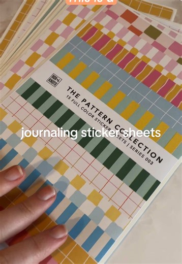 Discover Full Pattern Sticker Sheets for Journaling