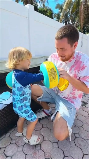 Dad Almost Made a BIG Mistake 😳 Pool Safety Lesson! #Shorts