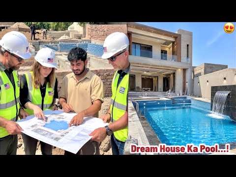Work Begins on Dream House Luxury Swimming Pool with YouTube Income!