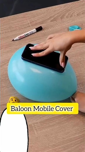 Baloon Mobile Cover #experimnent #youtubeshorts #shortsfeed #craft