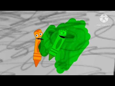Color Crew Orange Green