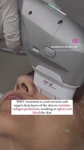 HIFU treatment is a non-invasive and targets deep layers of the skin...
