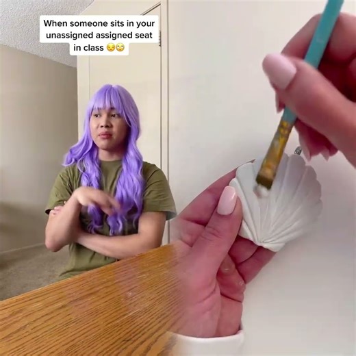 When someone sits in your unassigned assigned seat in class OG:lourdasprec