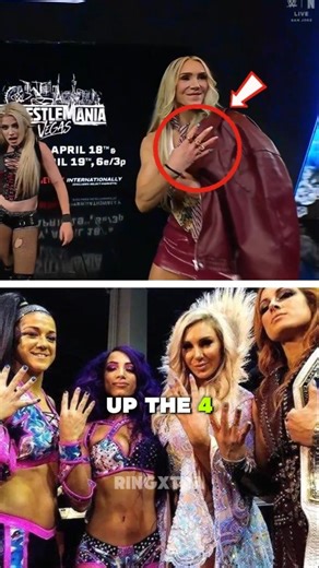 Did You Notice Charlotte Flair Threw Up the "Four" at Bayley?