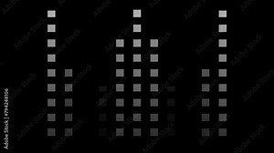 video with changing infographics. moving chart with percentages and numbers