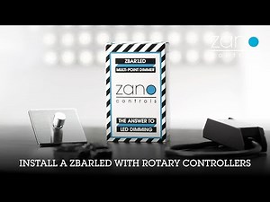 Zano Controls - Install a ZBAR with rotary controllers