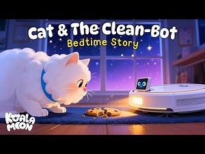 The Cat & The Clean-Bot 🍪 Calming Bedtime Stories for Kids😴