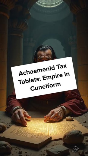 Centuries ago, power was counted in barley and blood. The Achaemenid tax tablets reveal a system of control built on extraction. #history #ancientpersia #systemicabuse #power #darkhistory