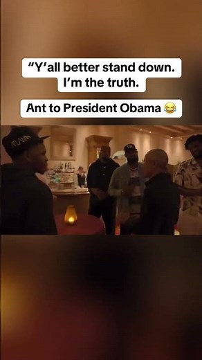 Anthony Edwards tells President Obama to 'STAND DOWN' #shorts