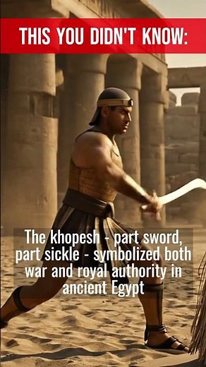 Ancient Egyptian Warfare: The Khopesh - Egypt’s Signature Weapon