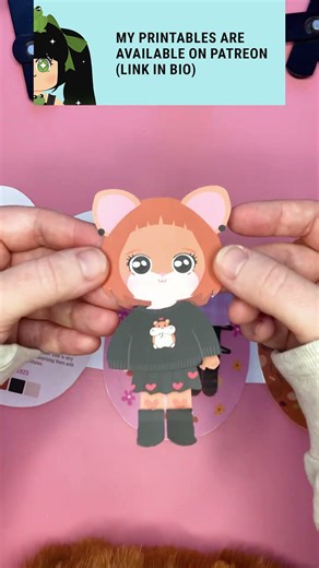 Paper Hamster Doll Dress-Up Fun ✂️✨ #gamebook