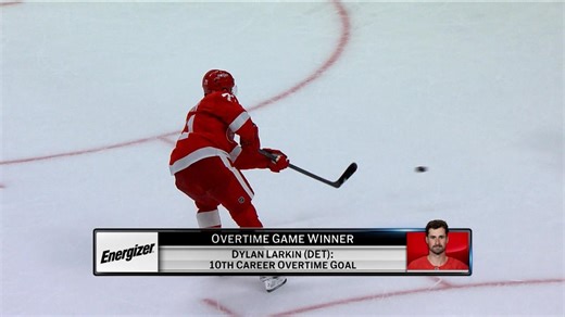 Energizer OT Winner: Dylan Larkin