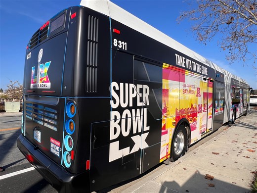 VTA is Ready to Move Record Crowds to Super Bowl LX