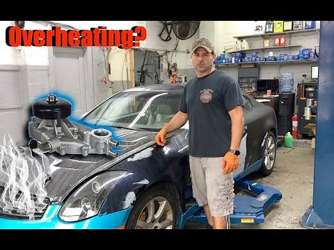 How to change waterpump? Nissan Skyline, 350Z, G35. 2004 Infinity G35