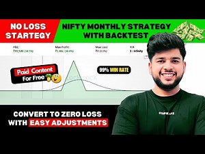 Monthly Option Selling Strategy Without Risk | No loss Option Selling Strategy