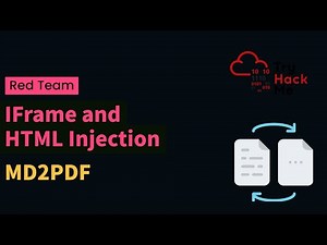 IFrame and HTML Injection | TryHackMe MD2PDF