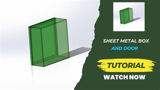 How to create Box and Cover Design in Sheet metal in SolidWorks #industrialdesign #fusion360cad #3d #design #SolidWorks #mechanical #cad #mechanicalengineering #manufacturing #solidworks | Aar Mech