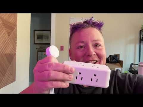 TROND 360° Rotating Flat Plug Power Strip