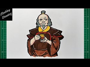 How to Draw Uncle Iroh from Avatar The Last Airbender