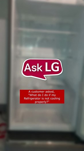 “A customer asked, “What do I do If my LG Refrigerator is not cooling properly?” Check out here the troubleshooting steps you can do or you may also contact our customer support team for further assistance. #AskLG #GoodToKnow #LifesGood #LG #LGAppliance #LGRefrigerator #LGHomeAppliance