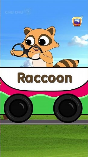 ABC Animal Train Phonics Song -Part5 #BabyTaku #Shorts #ChuChuTV #NurseryRhymes #KidsSongs #Animals