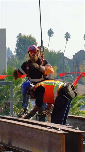 17K views · 3.7K reactions | Steel in motion. The hook-on guy setting the pace. The tagline man guiding every inch. The connectors receiving the beam, bolting it home. Every move a rhythm, every step a risk calculated in steel and trust. That’s the art of hanging iron — Jr. Steel style. #BuiltOnGrit #FramedInSteel #UnderConstructionPhotography #Ironworkers #UnionStrong | Under Construction Photography | Facebook