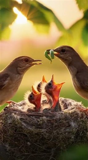 Baby Bird Crying for Food – Emotional Feeding Moment in Nature part 3