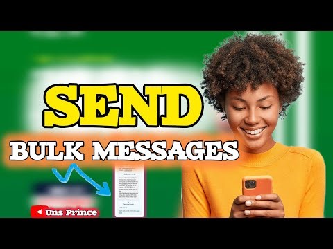 HOW TO SEND BULK SMS || EASY WAY TO SEND BULK MESSAGE ||