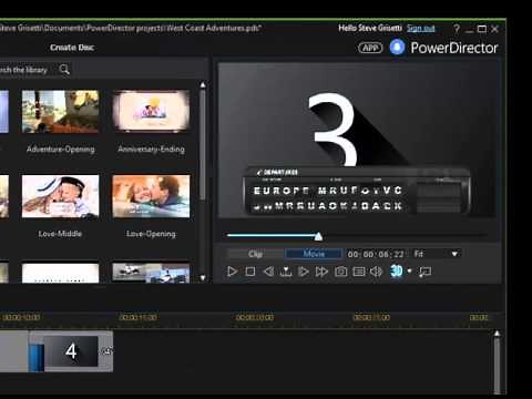 Building a CyberLink PowerDirector Express Project